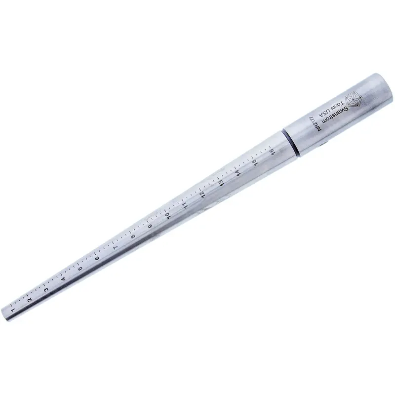 Swanstrom Steel Ring Mandrel – Graduated Sizing Tool For Ring Fabrication (Nr2177) 1