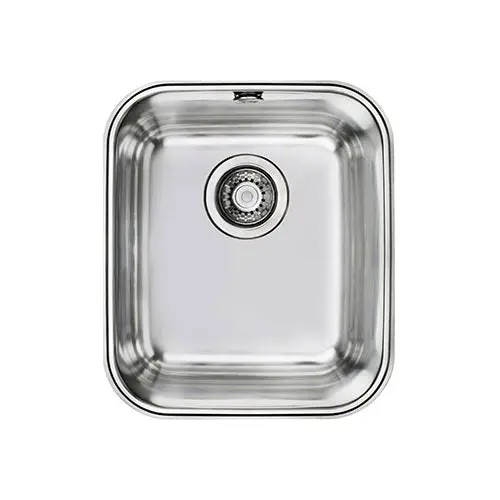 Teka Be 34.40 Plus Stainless Steel Undermount Single-Bowl Kitchen Sink 1