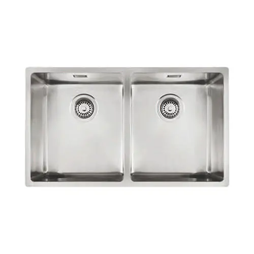 Teka Linea R15 740 Stainless Steel Undermount Sink – Double Bowl 1