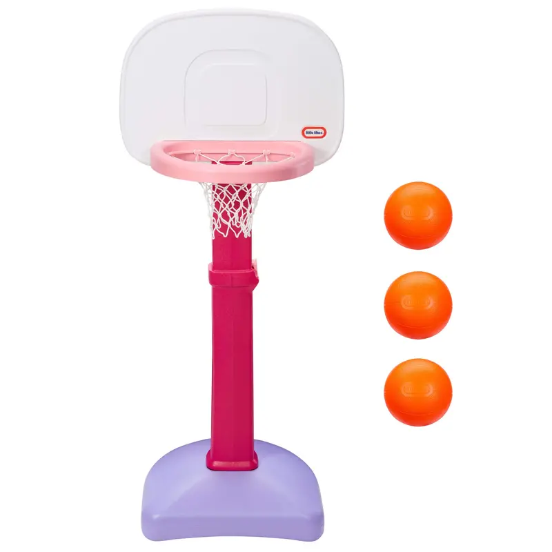 Totsports Easy Score Pink Basketball Set With Three Balls 1