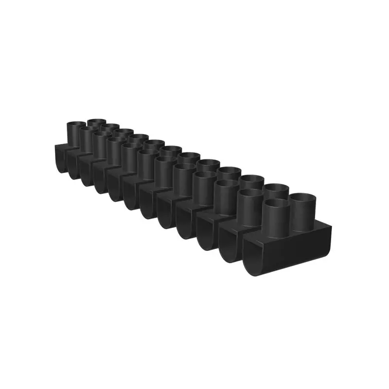 Tradeprice 12-Way Cable Strip Connector – 60A Rating, Black Pvc Housing 1