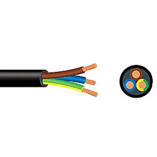 Tradeprice Black Cabtyre 3-Core Cable – 0.75Mm², 5M To 100M Length 1