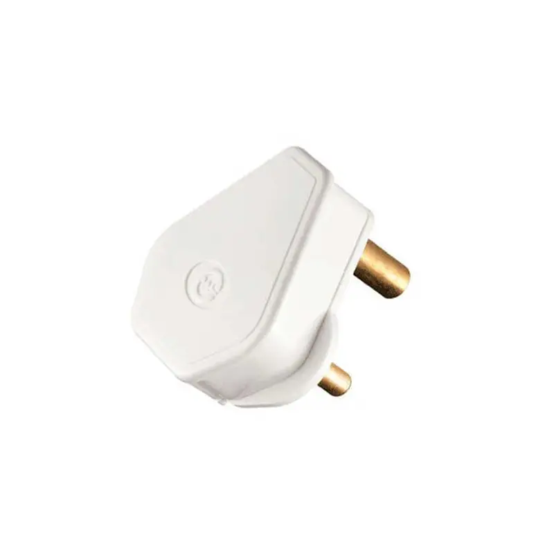 Tradeprice Pvc Plug Top – 3-Pin, 6A, 240V, White Housing 1