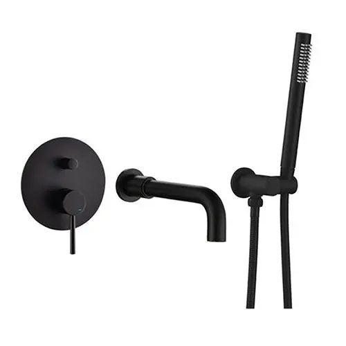 Trendy Taps Blackened Brass Bath Mixer Suite – Thermostatic Control 1