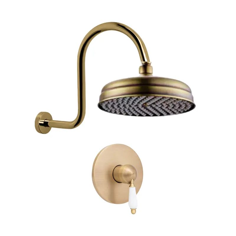 Trendy Taps Cuivre Classic Brass Shower Set 1