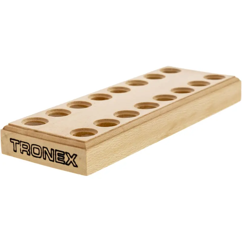 Tronex 16-Slot Wooden Pliers Stand For Up To 8 Tools 1