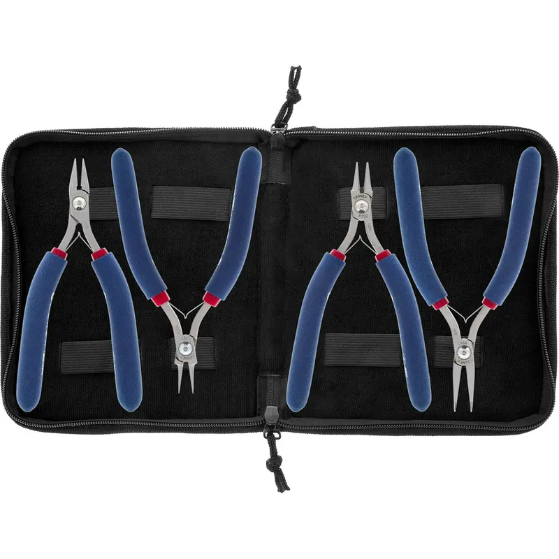 Tronex Ergonomic Long-Handle Fine Wire Pliers Set In Protective Case 1