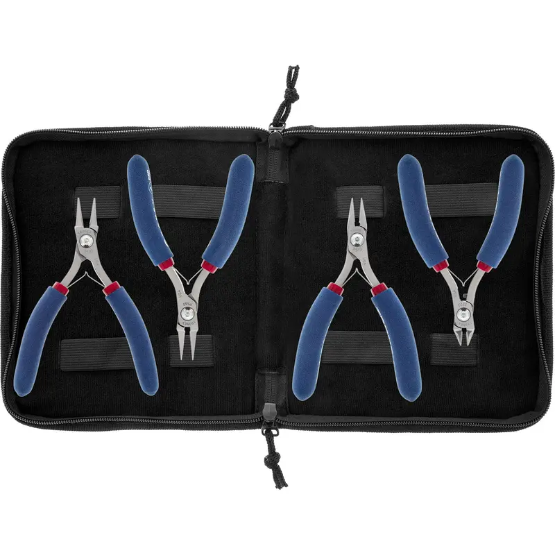Tronex Short-Jaw General Purpose Pliers And Cutter Set In Protective Case (Standard Handles) 1