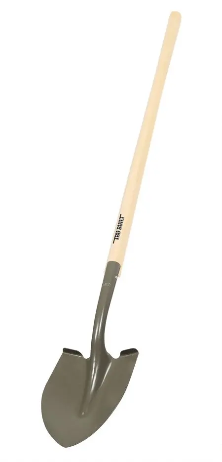Truper Round Or Square Point Shovel With Durable Wood Handle 1