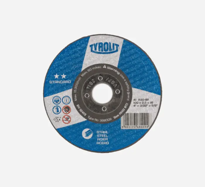 Tyrolit Metal-Cutting Abrasive Discs – 4-Inch And 7-Inch Sizes 1