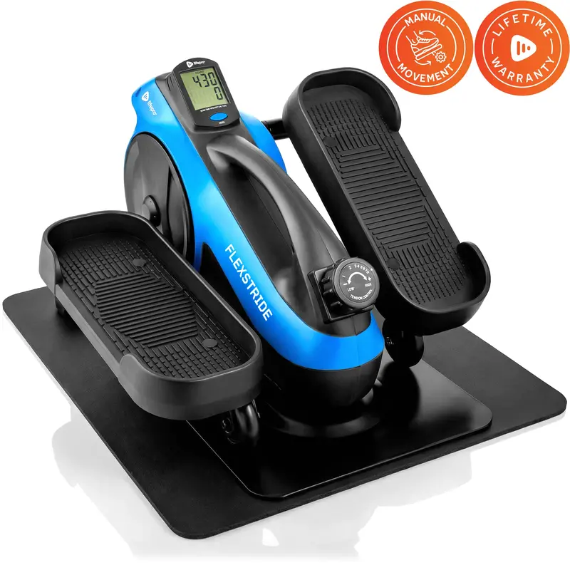 Under-Desk Elliptical Machine – Flexstride Plus Compact Pedal Exerciser 1