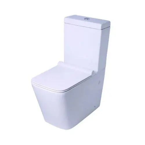 Vaal Refine Rimless Close-Coupled Bathroom Suite – White 1