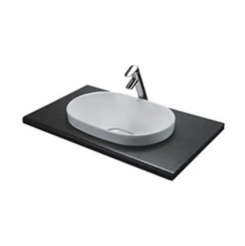 Vaal Zircon Drop-In Basin – Contemporary Curved Silhouette 1