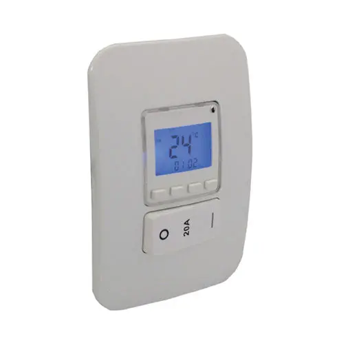 Veti 1 Programmable Thermostat With Integrated Isolator (4-Gang, 2-Module, White) 3