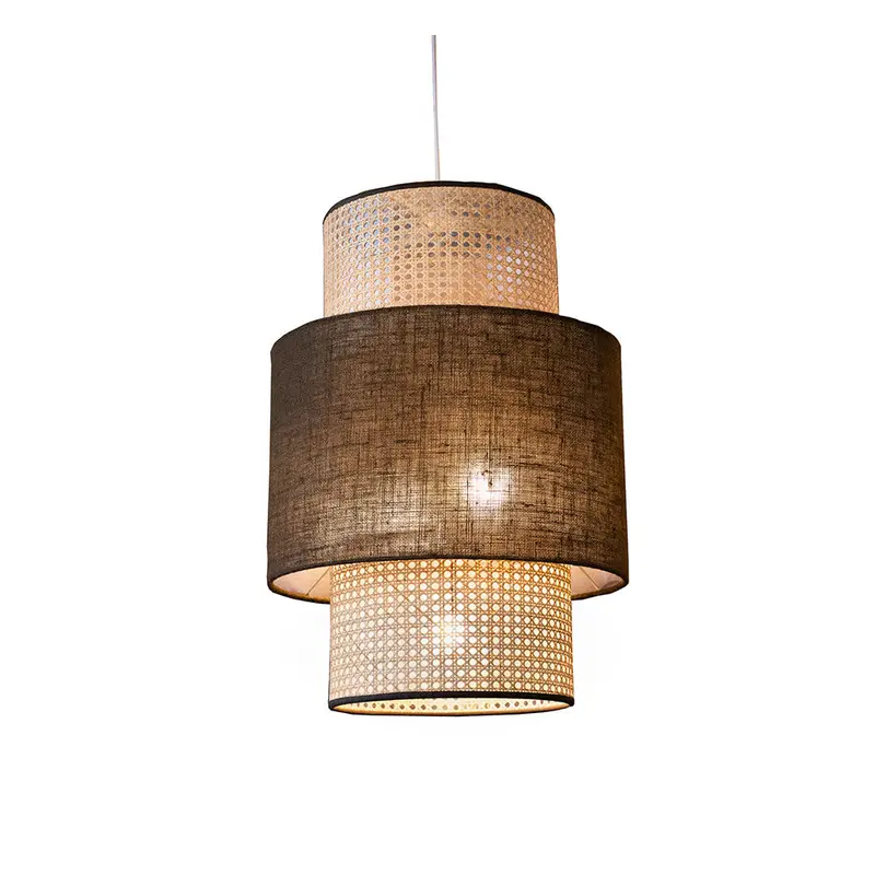 Wire World Moai Cylindrical Pendant – Neutral Brown 1