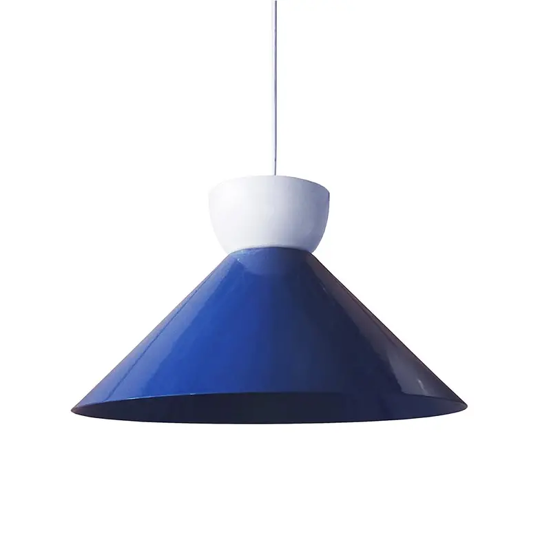 Wire World Pablo Blue Spun Metal Hanging Pendant – Artisan Crafted Lighting 1