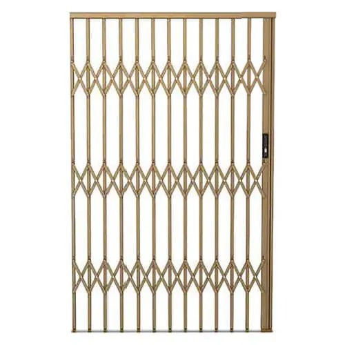 Xpanda Alu-Glide Matte Bronze Security Gate – 2150X2200Mm 1