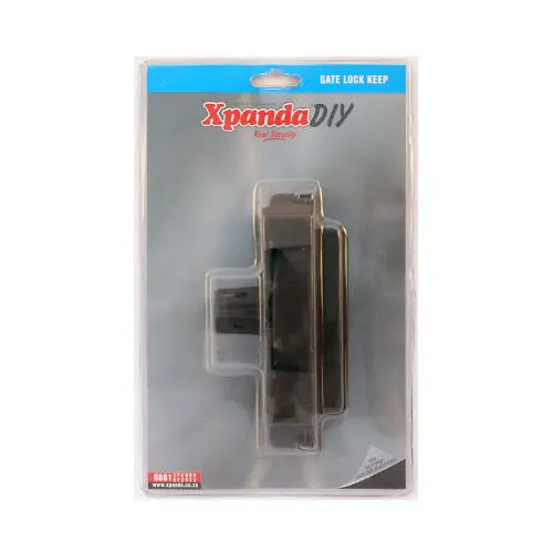 Xpanda Gate Lock Keep Plate – Matte Bronze Finish 1