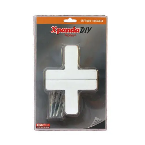 Xpanda Saftidor T-Bracket Mounting Set – White (Pack Of 2) 1