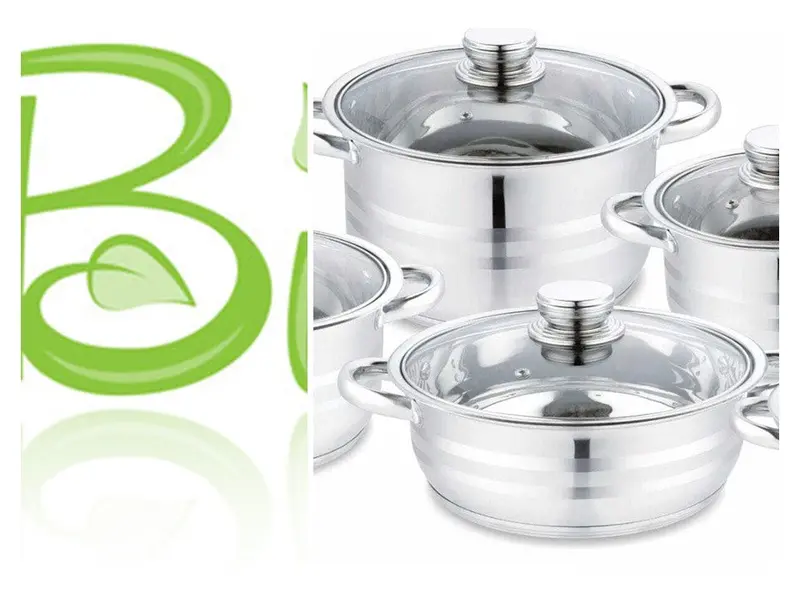 Zanotti Zn-Cas2 10-Piece Stainless Steel Cookware Set 1