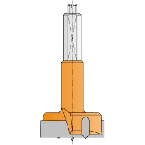 Cmt 35X70Mm Right-Hand Hinge Boring Bit – 369.350.11 Cabinet Installation Tool 1