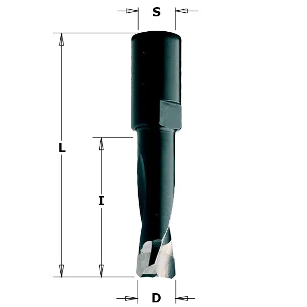 Cmt 380.141.11 Domino Jointing Bit — 14Mm (9/16") Width, M8X1 Shank For Festool Df700 1