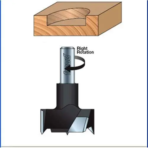 Freud Cylinder (Hinge) Router Bit — 18Mm Diameter, Flush-Trim Design 1