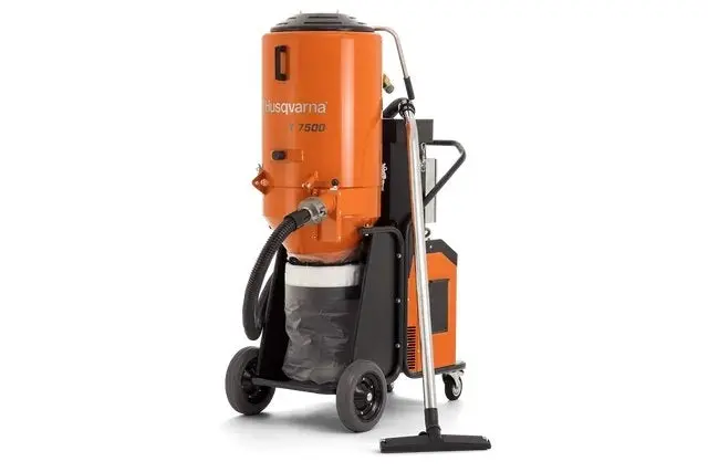 Husqvarna T7500 Dust Extractor — 230V, Three-Phase Industrial Vacuum System 1