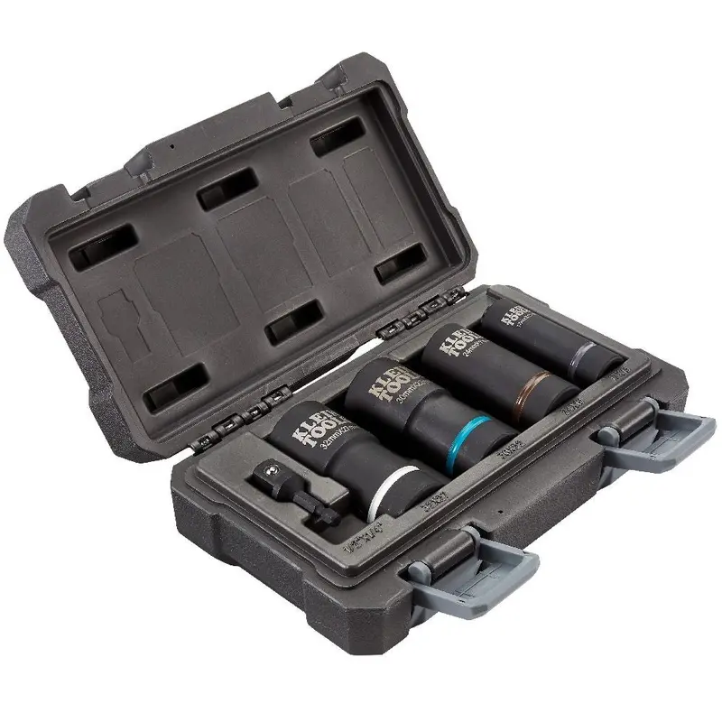 Klein 2-In-1 Metric Impact Socket – 12-Point, Dual-Sized (17 Mm / 13 Mm) 1