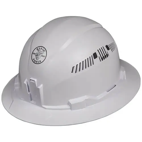 Klein 60401 Vented Full-Brim Hard Hat — Ansi Z89.1-2014 Compliant, Comfort-Focused Design 1