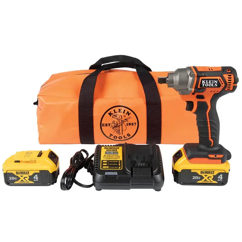 Klein Bat20Cw1 1/2-Inch Compact Cordless Impact Wrench – High-Torque Design 1
