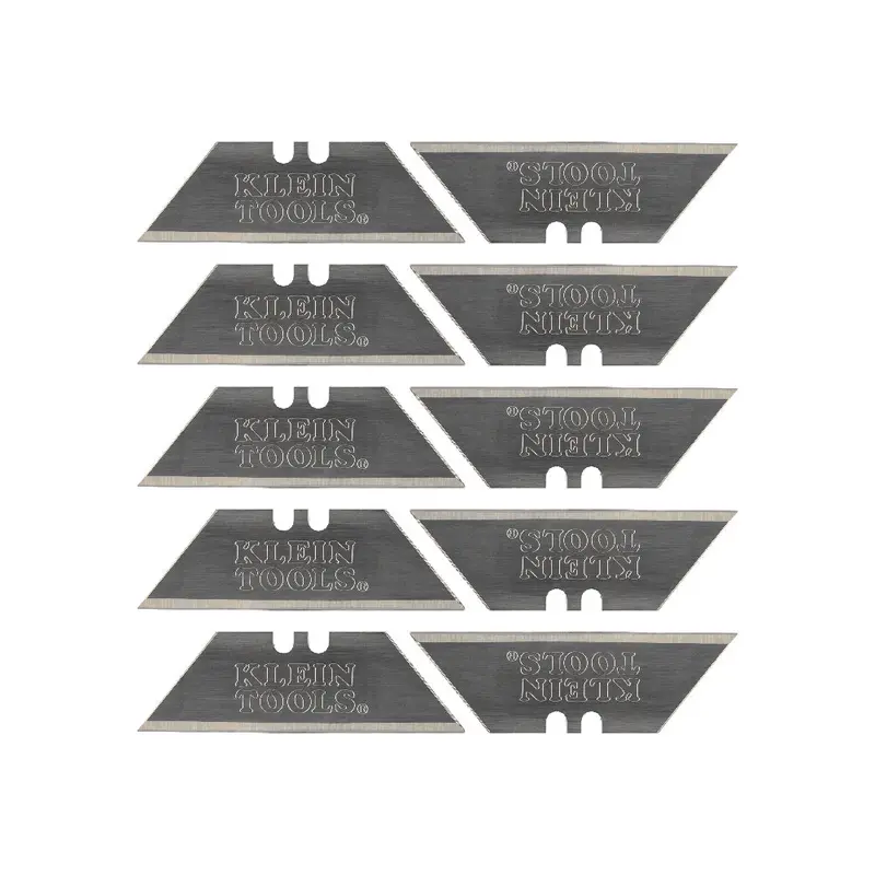 Klein Tools Replacement Utility Knife Blades – 10-Count Sharp Cutting Set 1