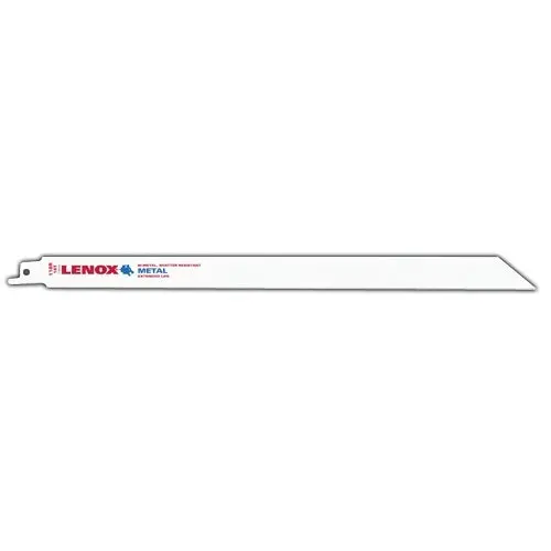 Lenox Bi-Metal Reciprocating Saw Blades – 12" Power Blast Series, 18 Tpi, 5-Pack 1