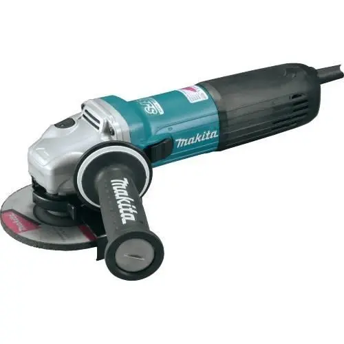 Makita Ga4542C 4-1/2" Sjs Ii Angle Grinder – High-Torque Corded Tool With Safety Clutch 1