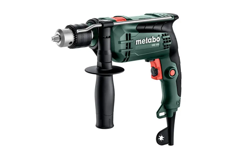 Metabo Sbe 650 1/2" Hammer Drill – 1,500 Rpm, 6.0 Amp High-Torque Motor 1