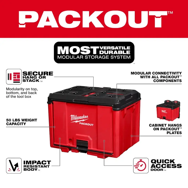 Milwaukee Packout 48-22-8445 Modular Storage Cabinet 1